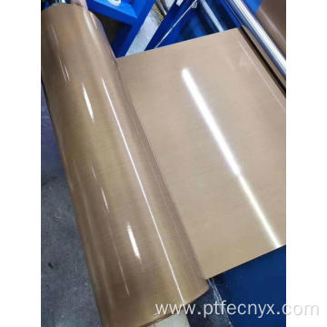 PTFE fabric used in laminate-release machine belt